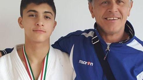 Marco Battino sul podio a Ostia ai campionati italiani cadetti