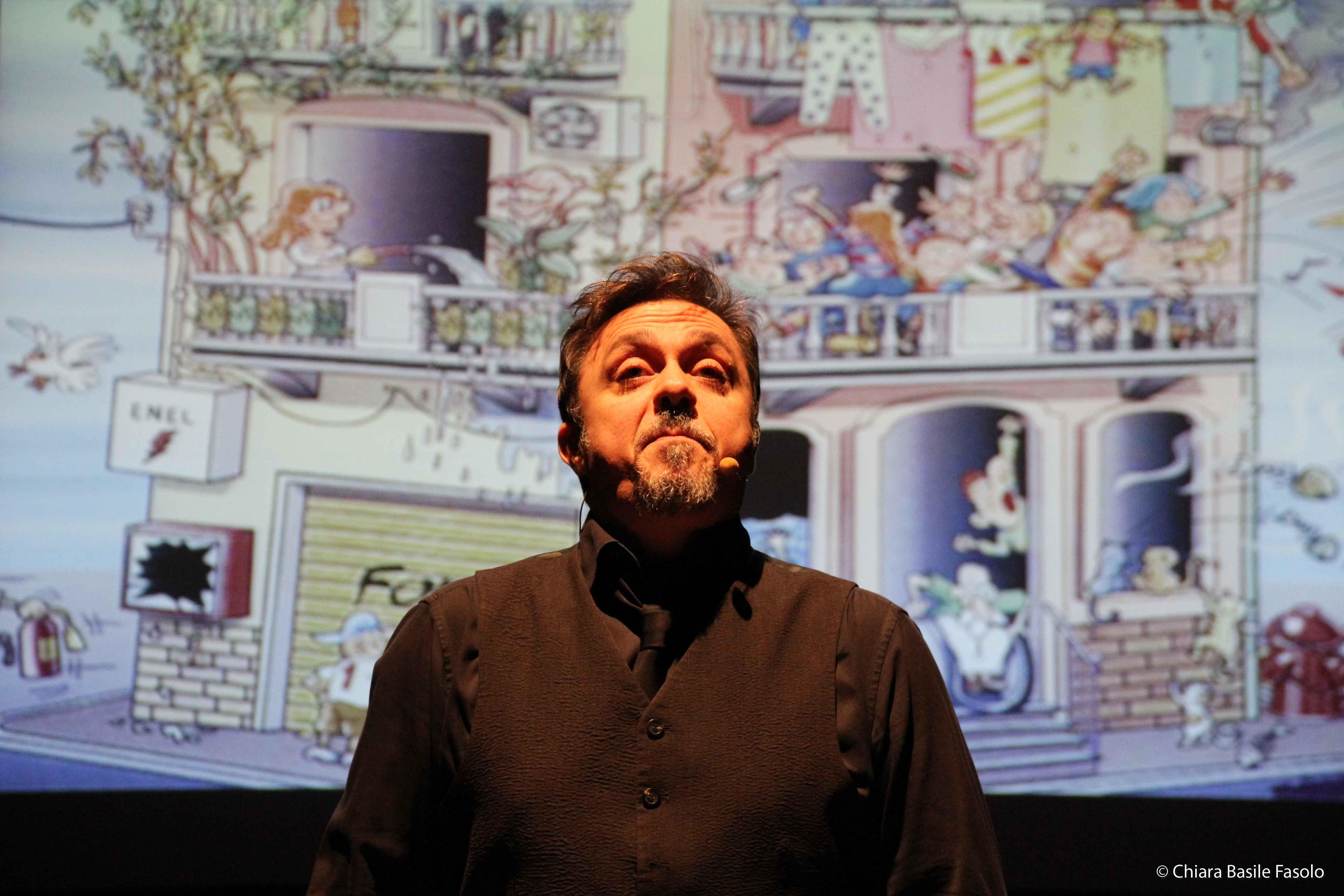 Il comico Gabriele Cirilli