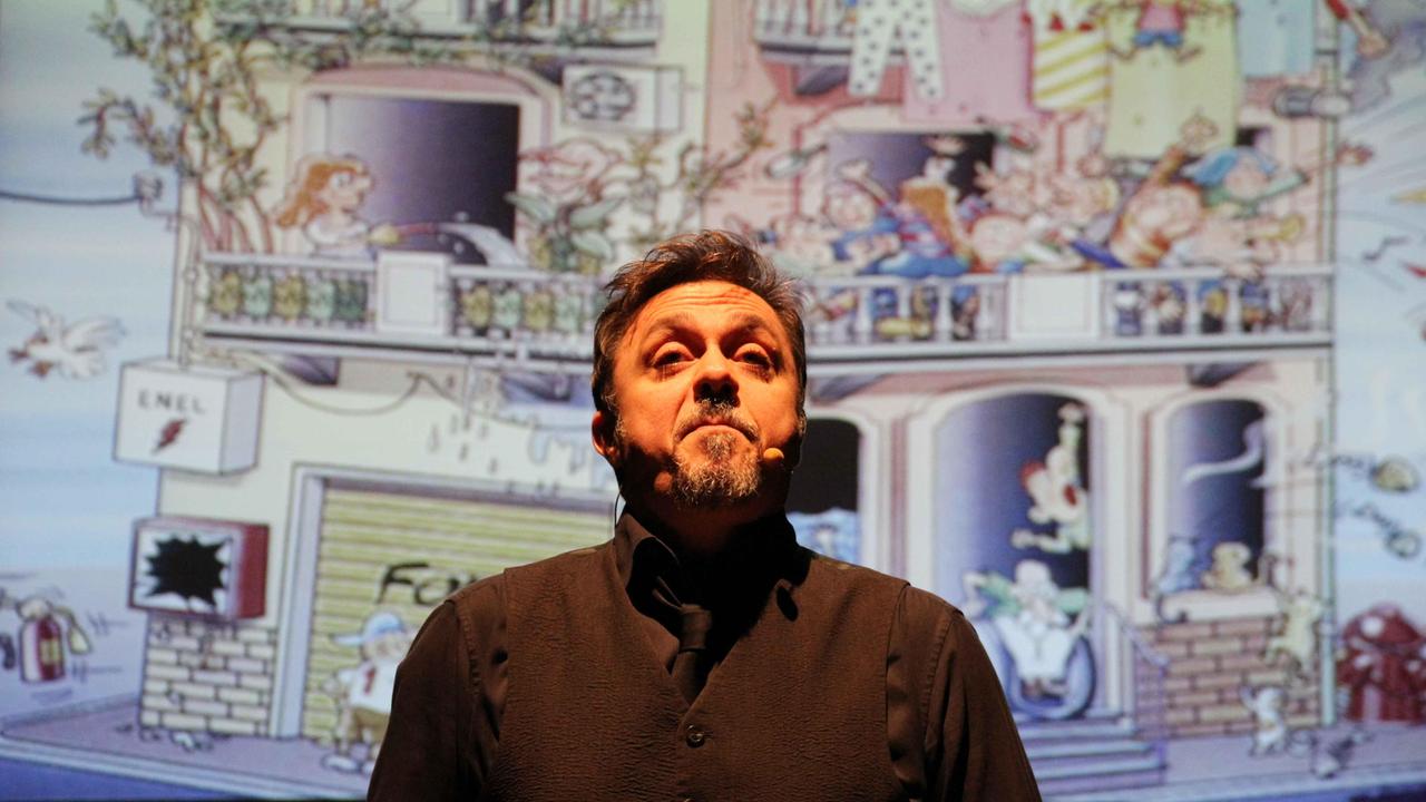 Il comico Gabriele Cirilli