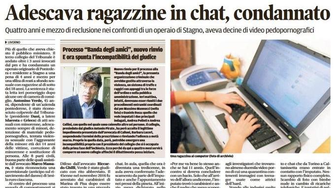 Adesca ragazzine 4 anni e mezzo all’operaio