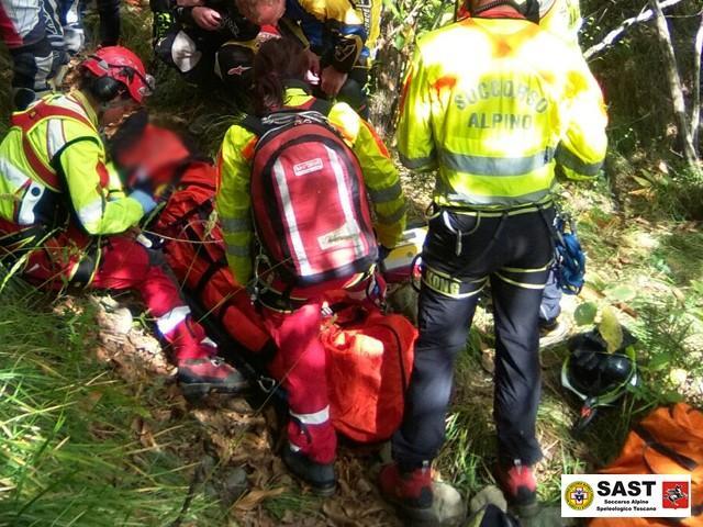 Il soccorso alpino in una foto di archivio