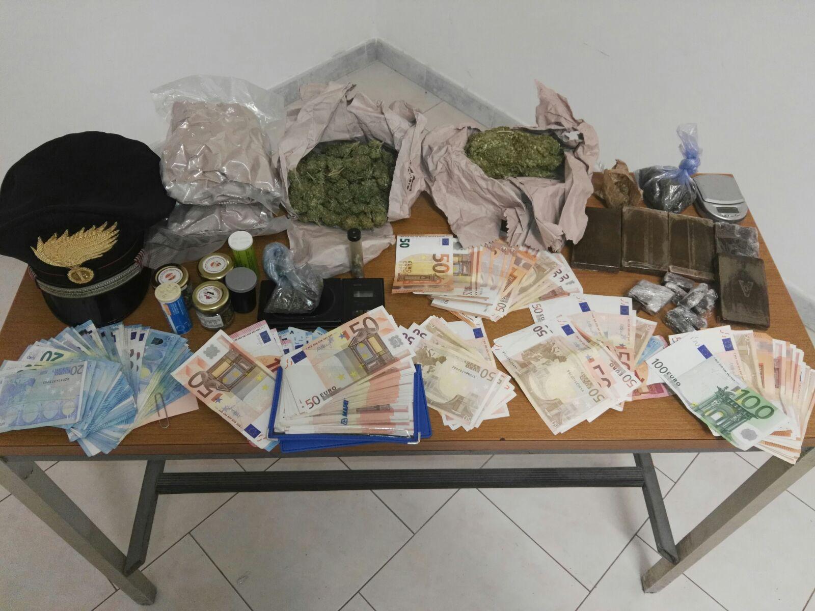 Un pensionato e un commerciante arrestati per spaccio di droga