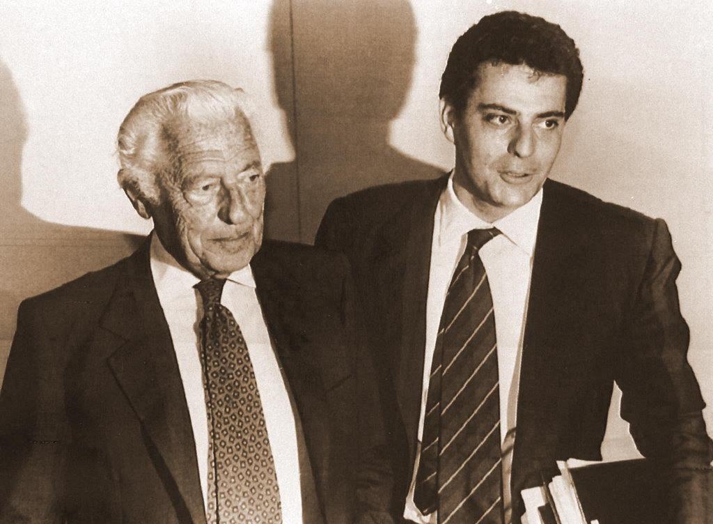 Giovanni Alberto Agnelli con lo zio Gianni