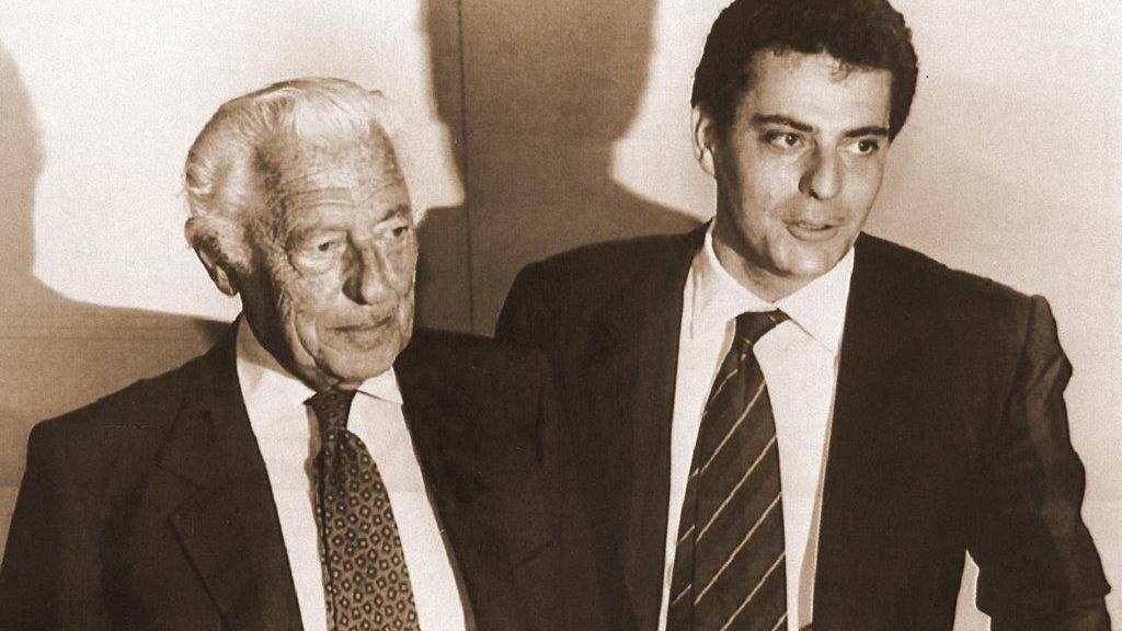 Giovanni Alberto Agnelli con lo zio Gianni