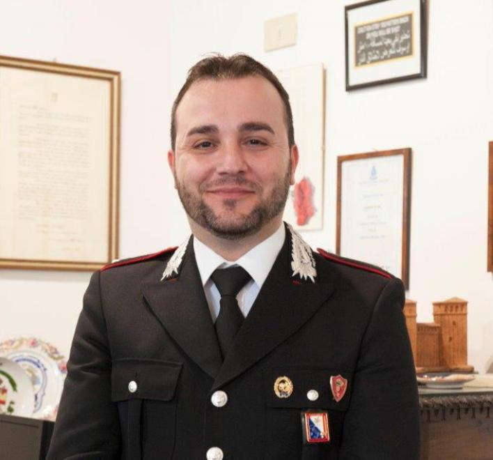 Il tenente Tedesco alla scuola Marescialli 