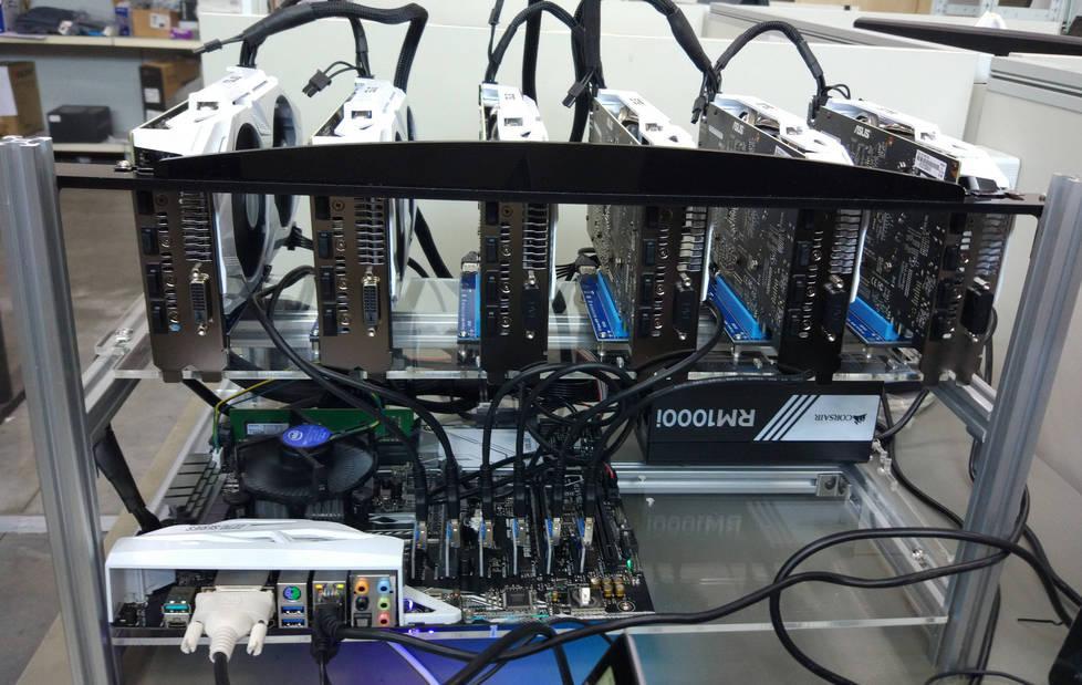 Ecco i computer che producono cripto-valuta 