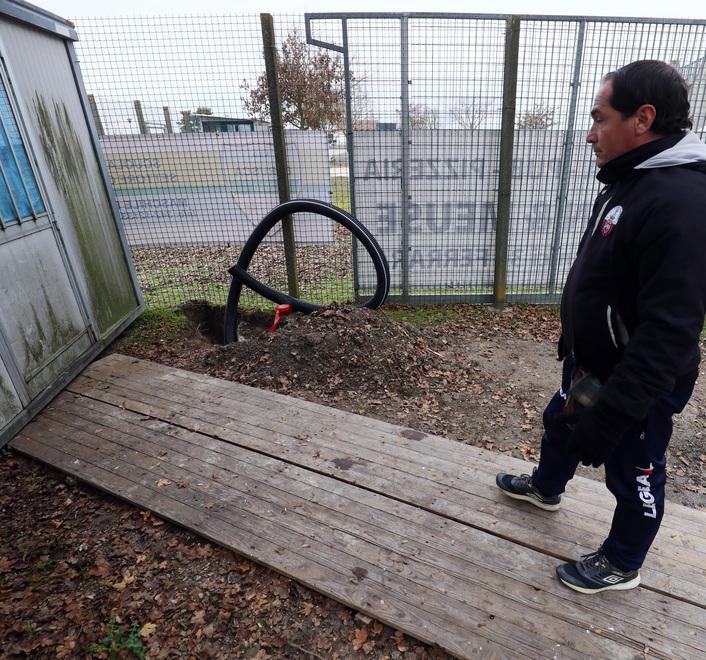 Lavori al campo sportivo «Per un’energia pulita» 