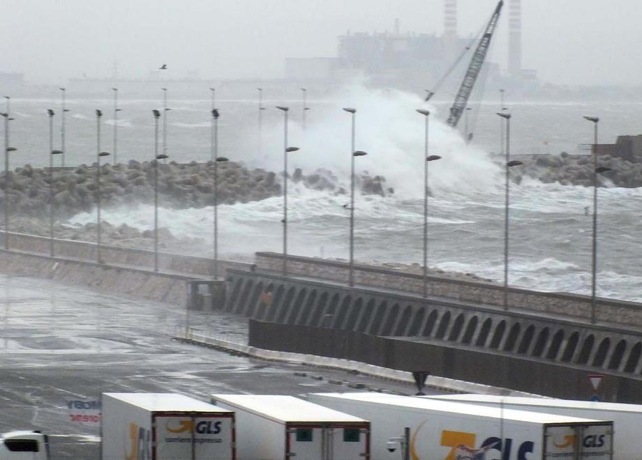 Allerta gialla: meno vento, ma pioggia