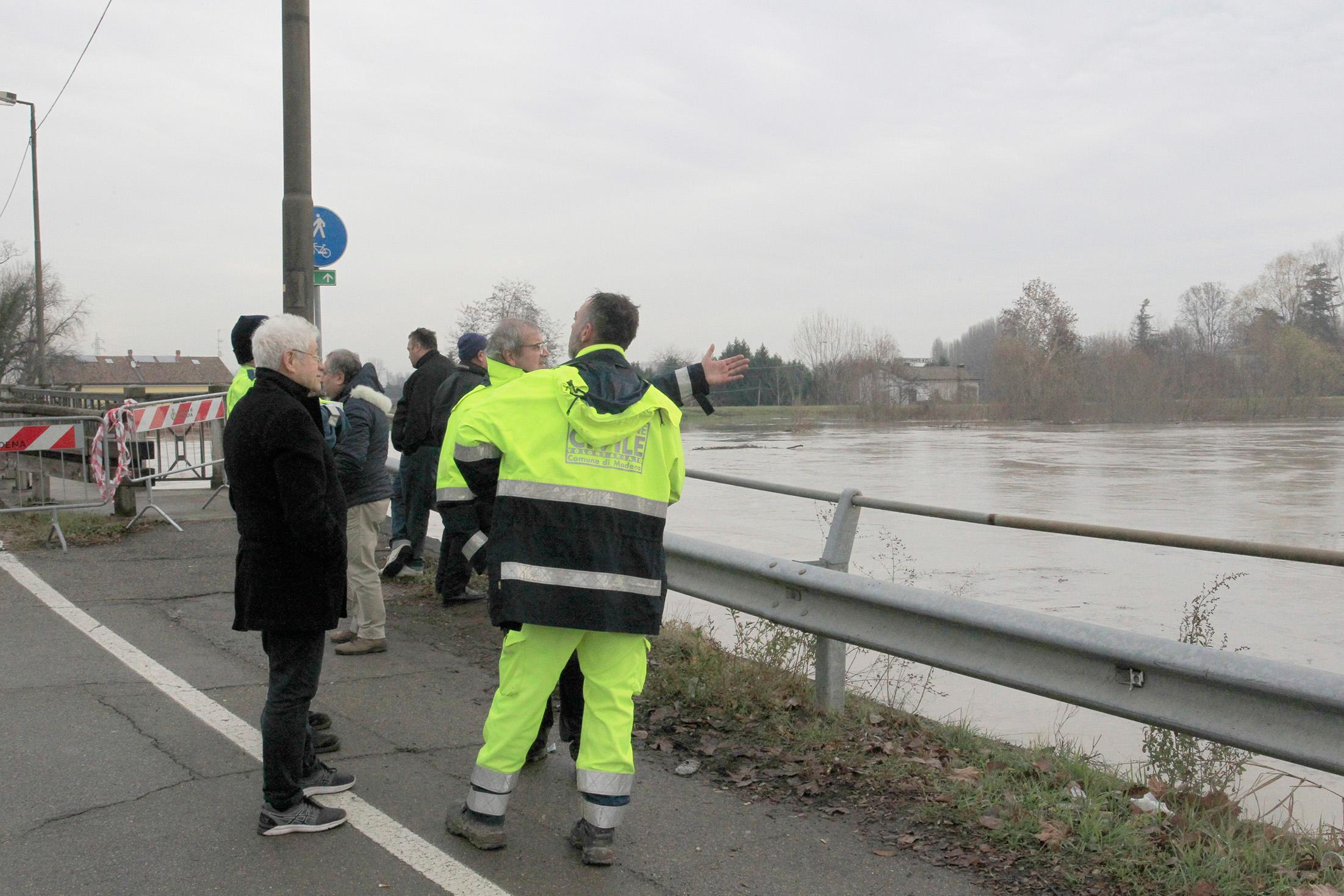 Modena, la piena passa a Concordia. Record storici per i fiumi 