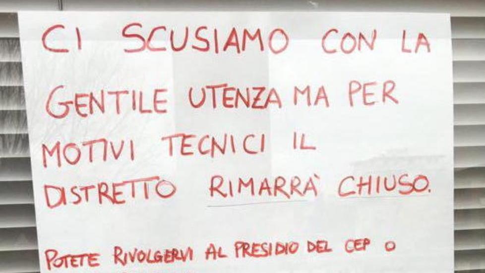 Cup in panne: utenti infuriati con l’Asl