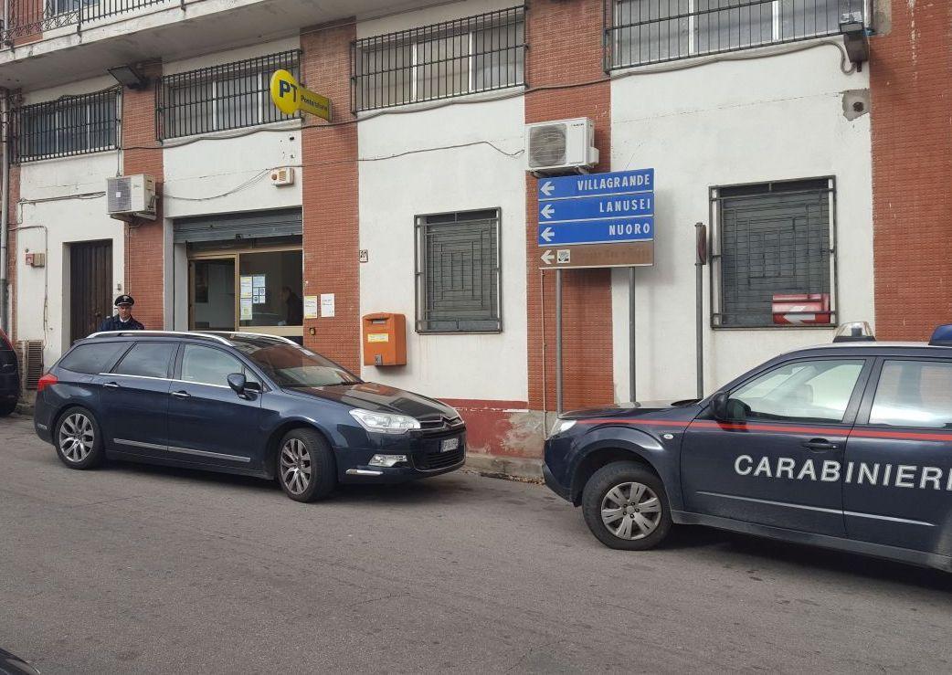 Rapina alle poste di Talana: bottino di 2mila euro 