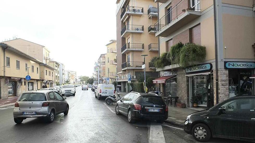 Il punto in cui il sedicenne è scappato (foto Muzzi)