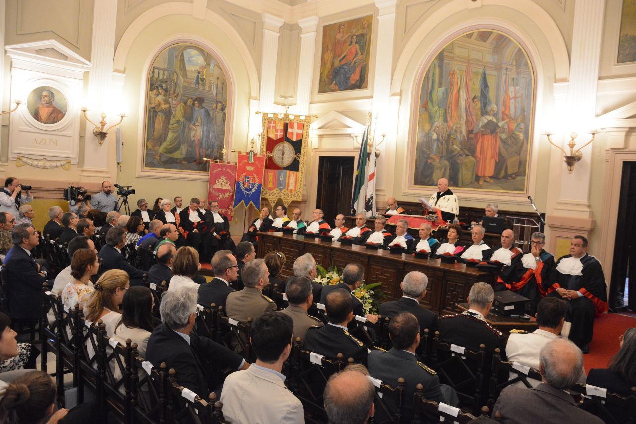 L'aula magna dell'Università di Sassari (archivio)