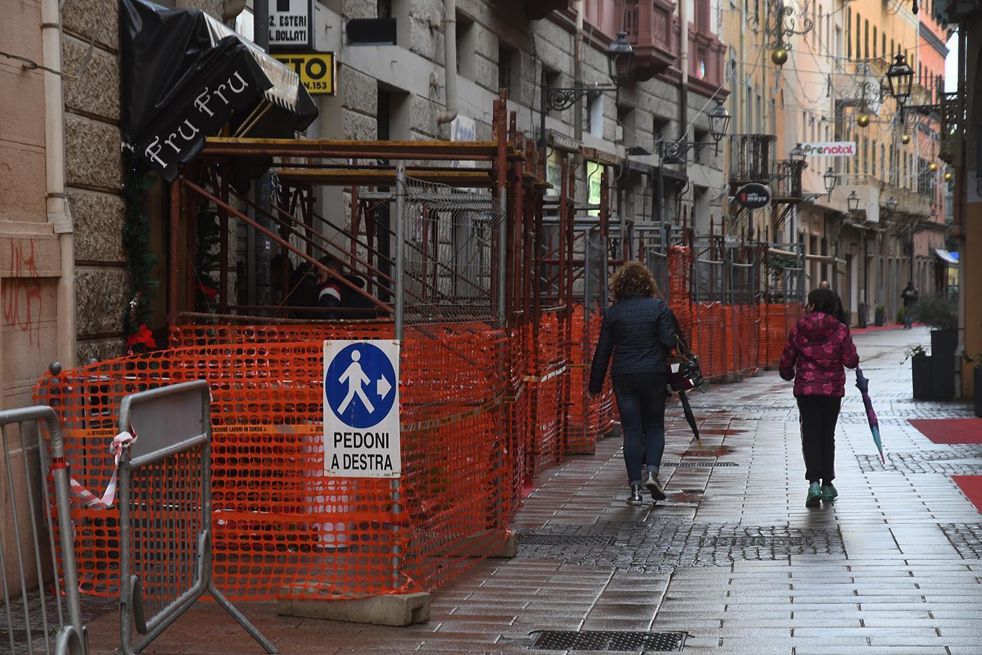 Transenne in corso Umberto