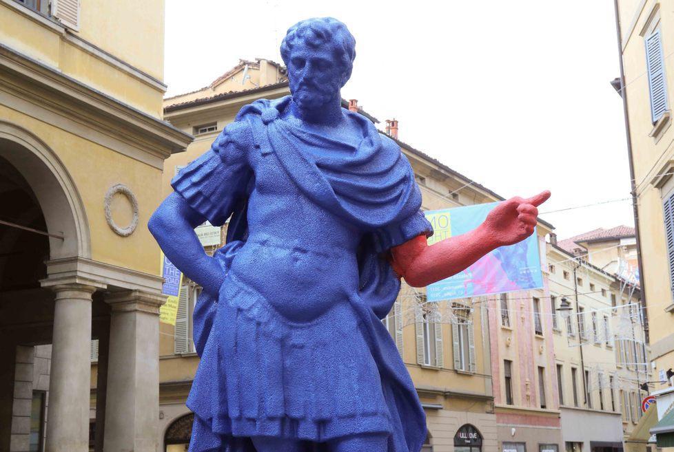 Marco Emilio Lepido con il braccio rosso... ma è durato poco 