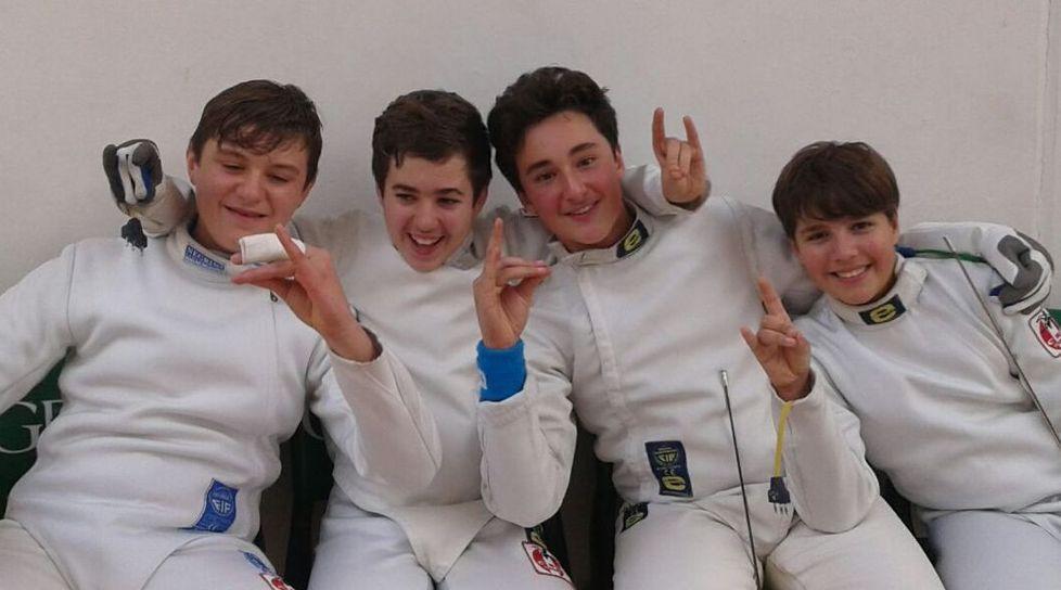 Club Scherma Valdera in bella evidenza ai regionali a squadre