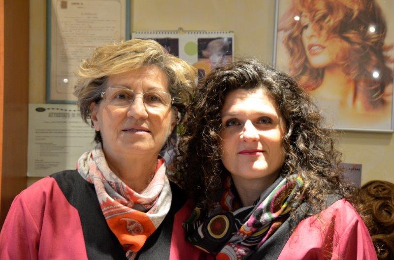A sinistra Luciana Ciabò con Daniela Salvadori
