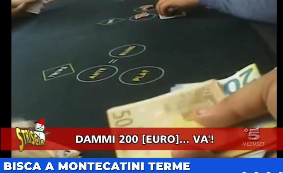 Blitz di Striscia la notizia nella bisca clandestina 