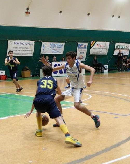 Bottino pieno per il basket biancoblù, bella prova di U18 e U14