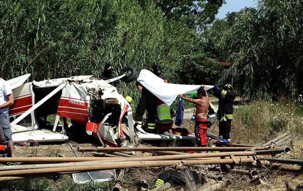 Aereo cadde prima del lancio Indagato il pilota del Cessna 