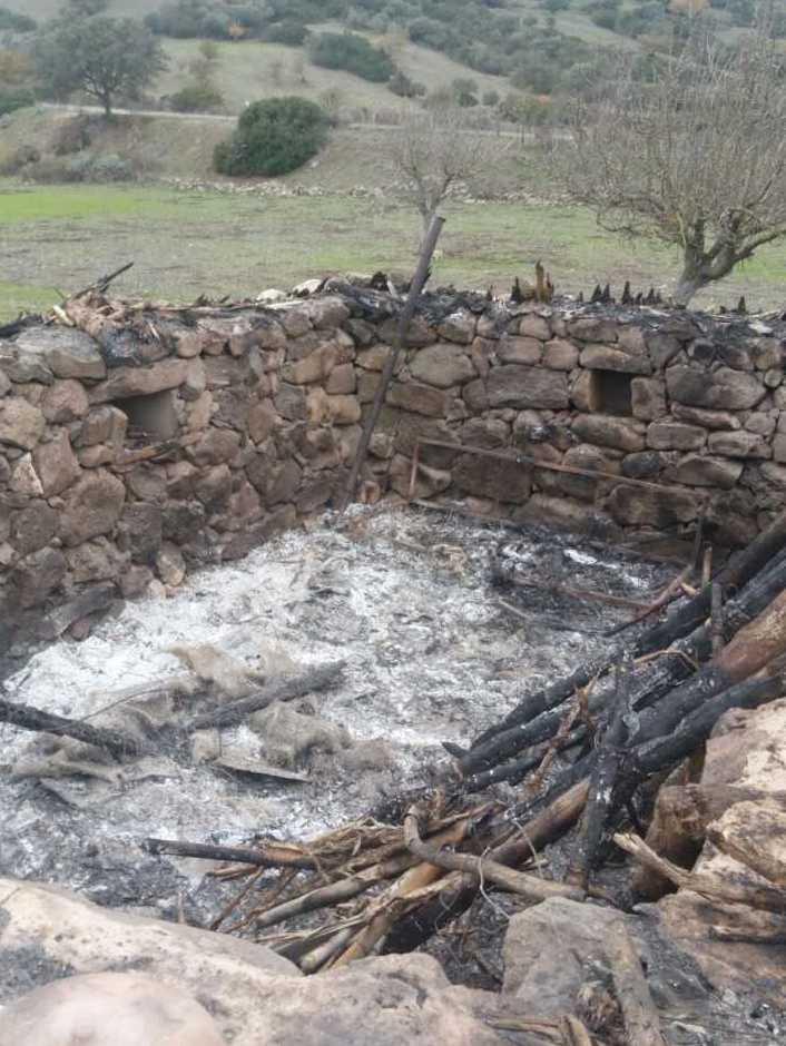 “Pinnetu” distrutto dal fuoco 