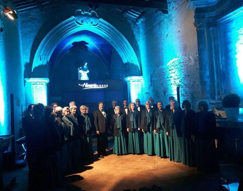 I Madrigalisti cantano in galleria