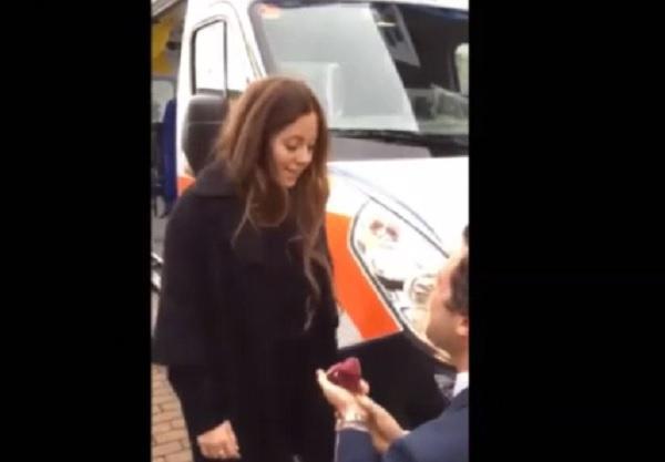 Il momento della proposta di matrimonio