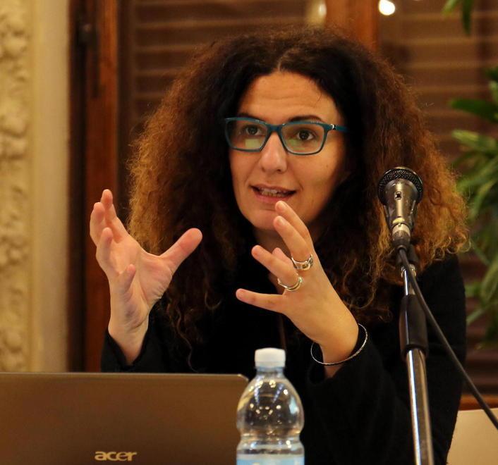L’assessore Alessandra De Paola durante il suo intervento all’Excelsior