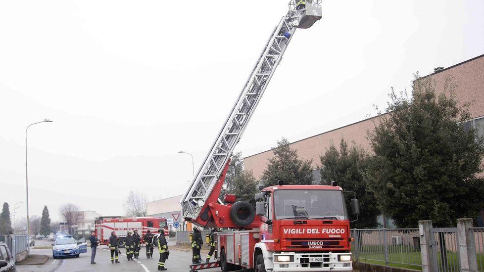 Paura per un incendio a Mancasale