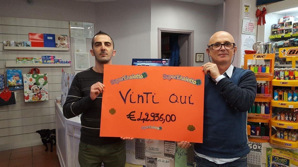 Vinti al Superenalotto 43mila euro