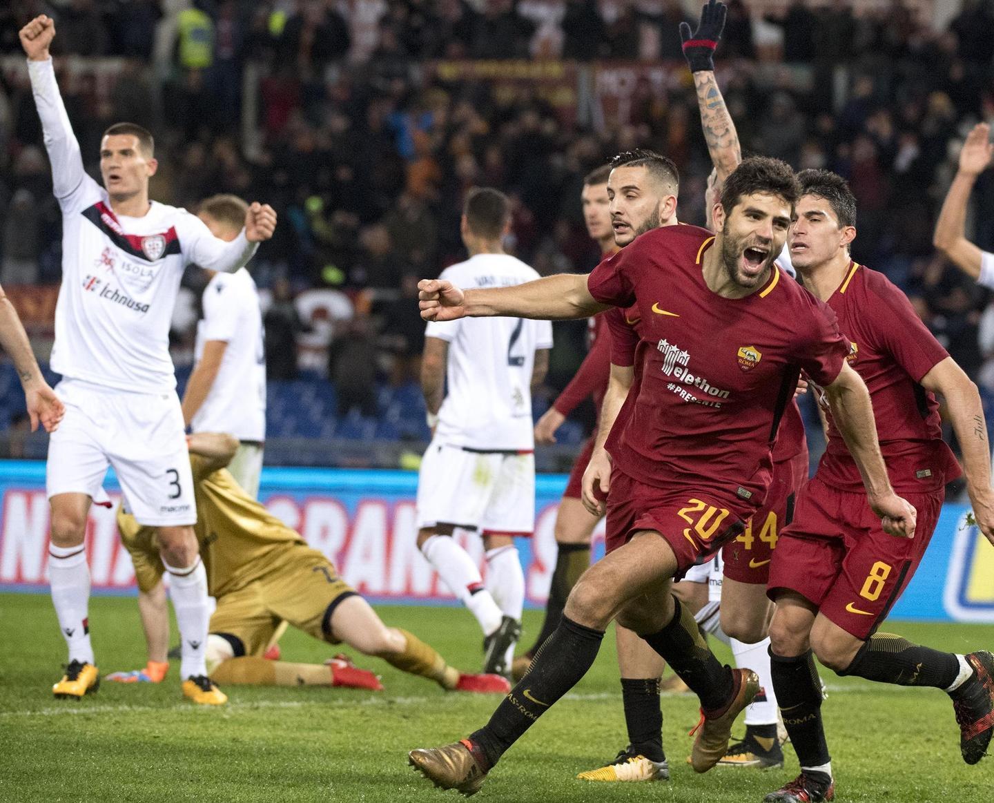 Fazio e la Var gelano il Cagliari 