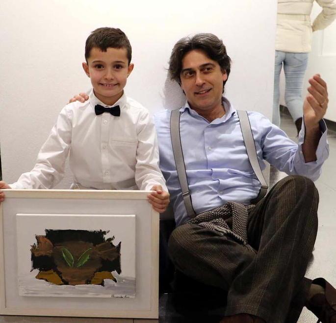 «Io, pittore a otto anni: mi ha spronato il nonno» 