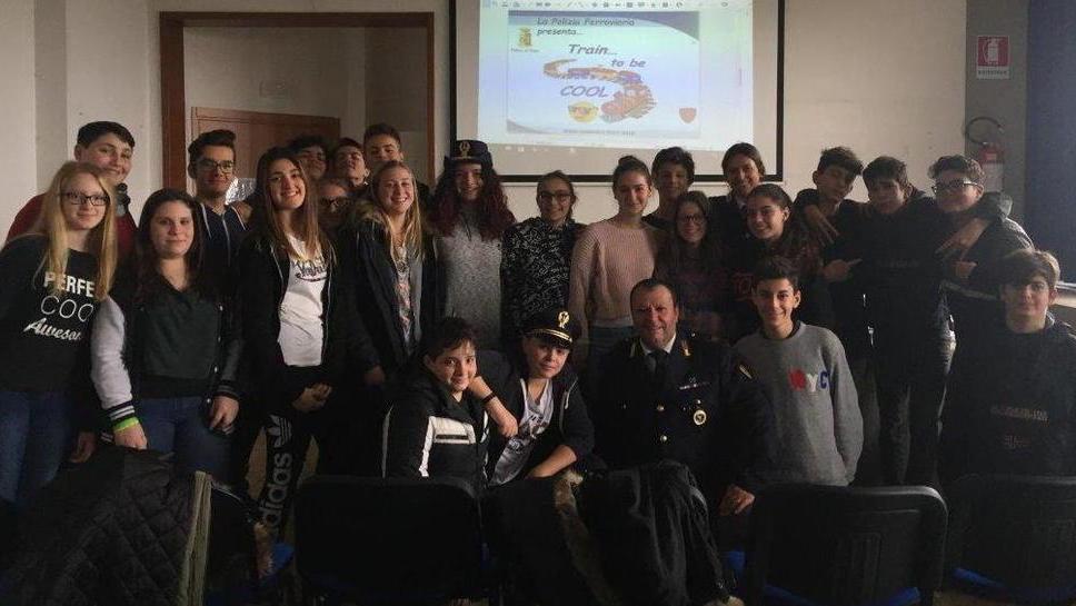 A lezione dagli agenti della Polizia ferroviaria