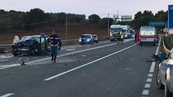 Un'immagine dell'incidente