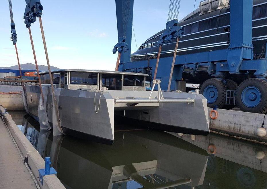 Elianto, il catamarano eolico e senza barriere prende il largo 