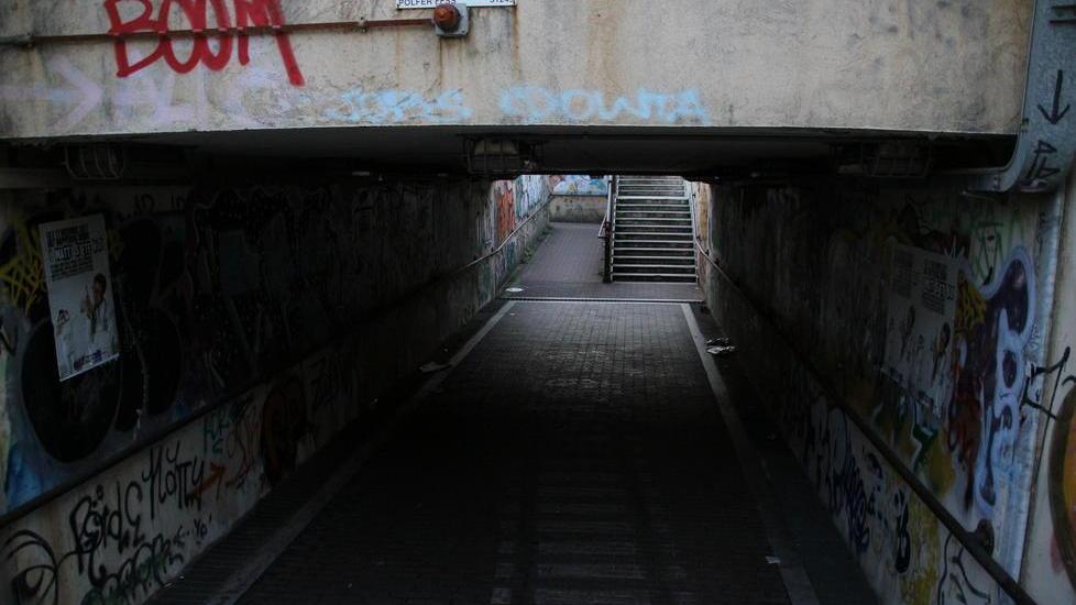 Paura al sottopasso della Rondinella