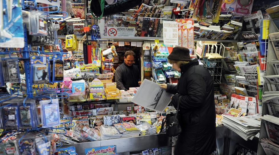 Edicole, arriva il balzello sportina 
