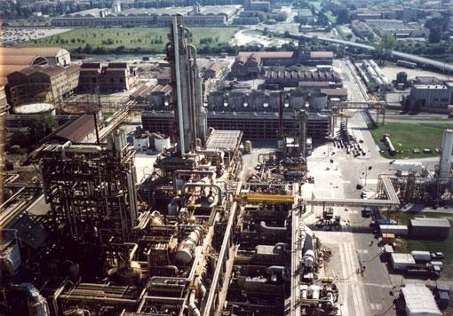 Il petrolchimico che ospita gli impianti Yara