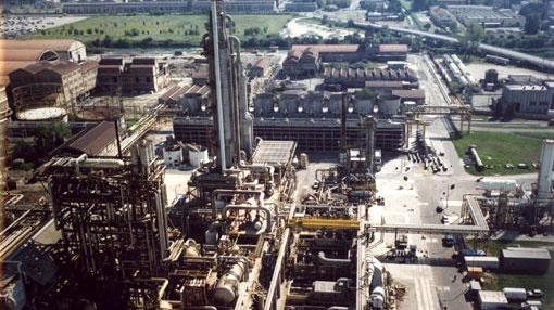 Il petrolchimico che ospita gli impianti Yara