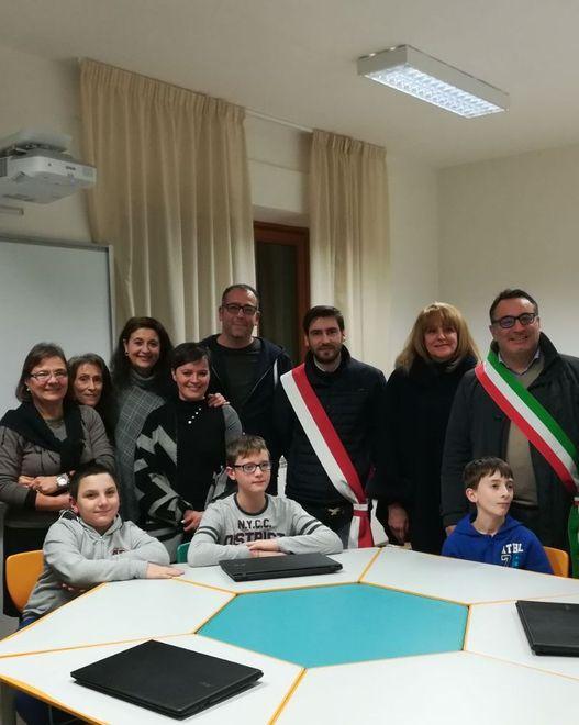 Un’aula tecnologica nella scuola media Dante Alighieri 