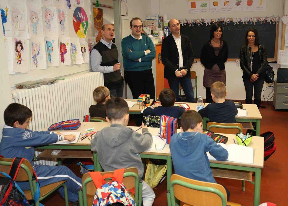 Il sindaco in visita alle scuole