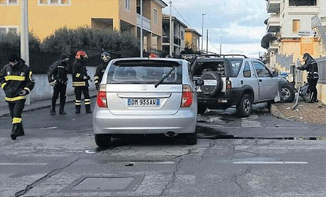 Scontro tra due automobili a Olbia, un ferito 