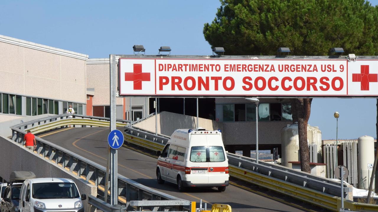 Il pronto soccorso dell'ospedale di Grosseto