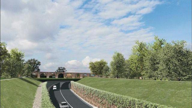 Il rendering di come sarà la tangenziale di nord-est