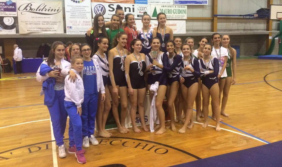 Ginnastica: le pisane ai Nazionali dell’Aics
