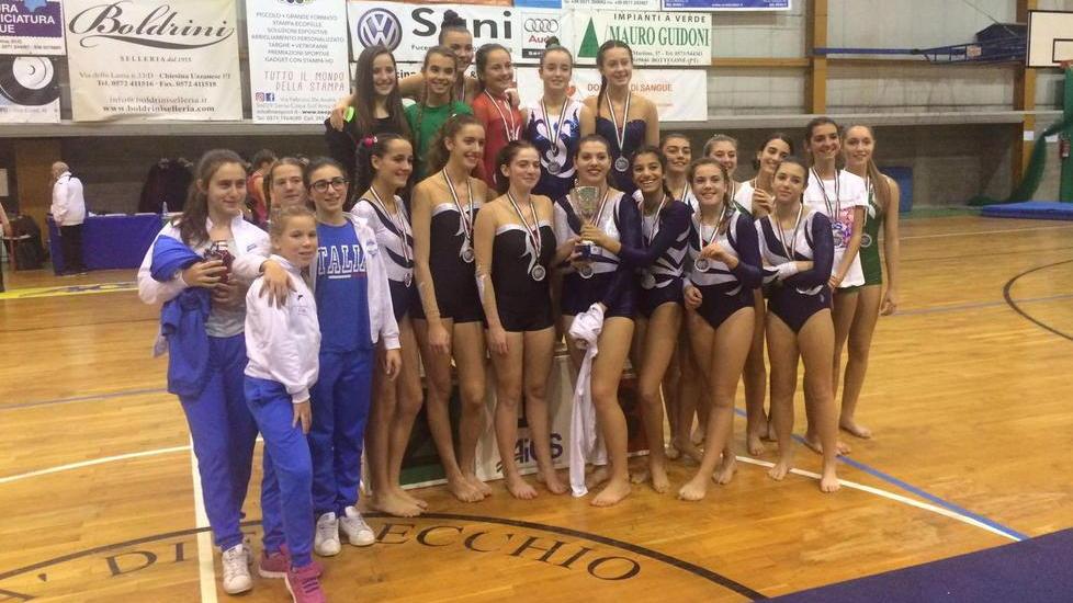 Ginnastica: le pisane ai Nazionali dell’Aics