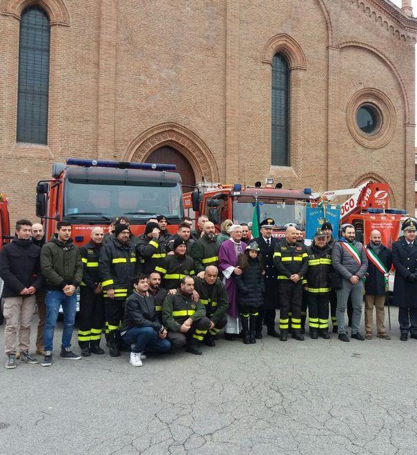 I vigili del fuoco volontari protagonisti in piazza