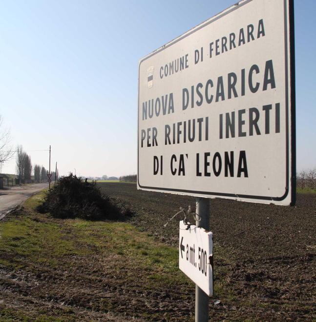 «Rifiuti Karin B a Ca’ Leona» Un esposto alla Prefettura