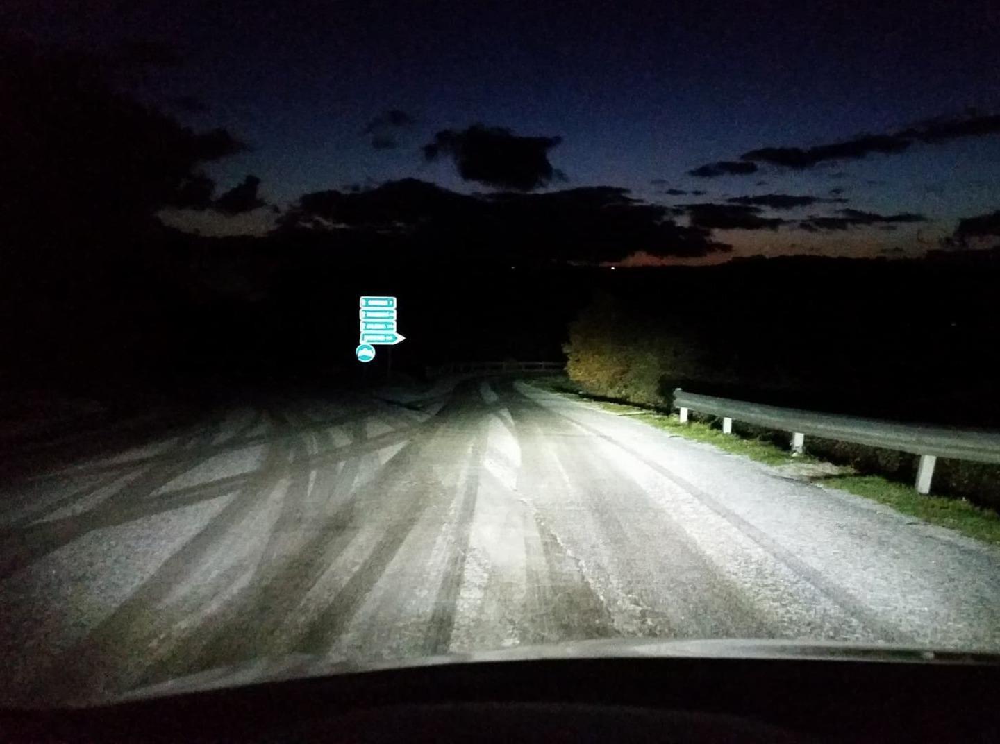 Strade ghiacciate e pericolose 