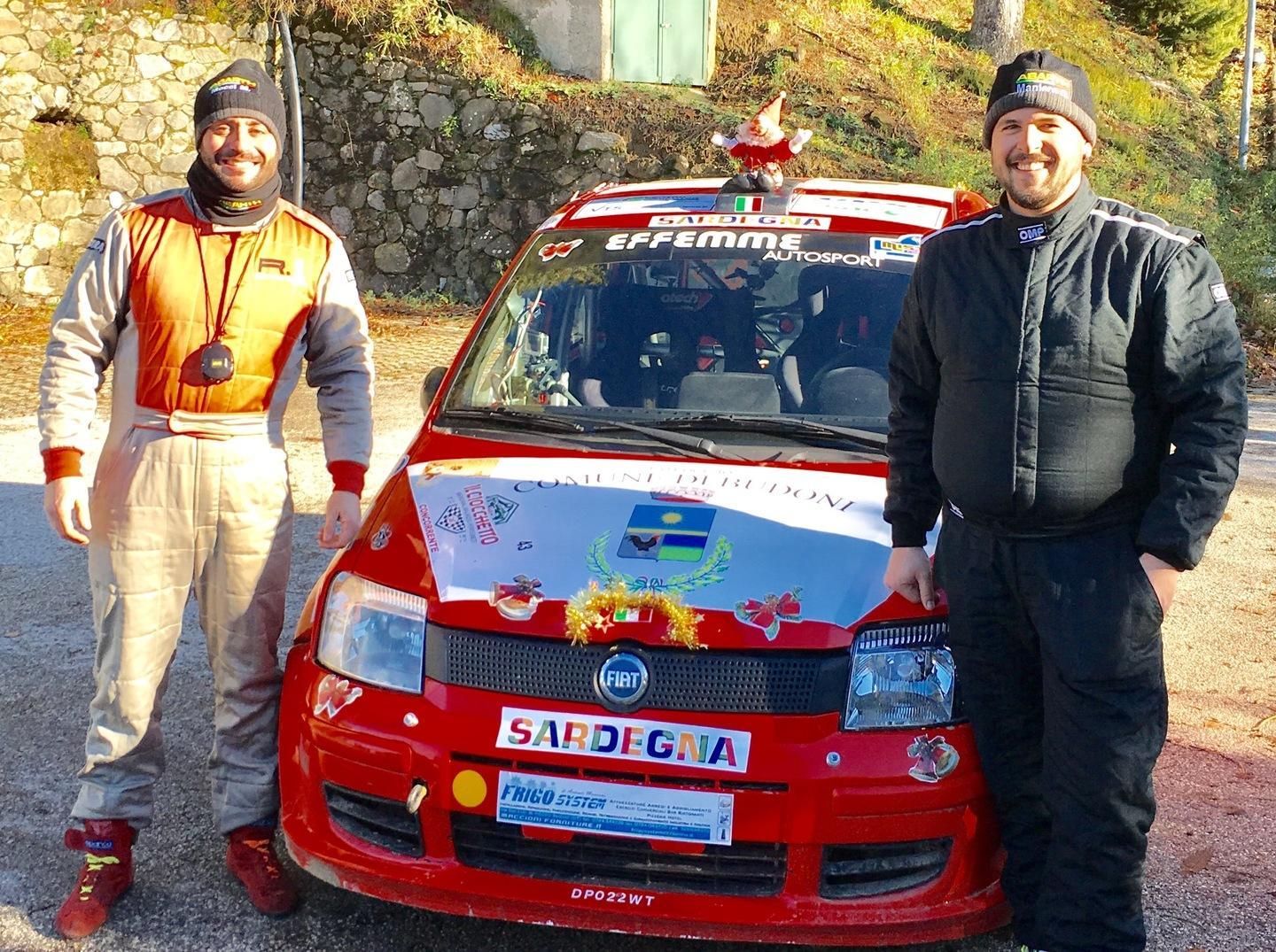 Podio sardo al rally del Ciocchetto 